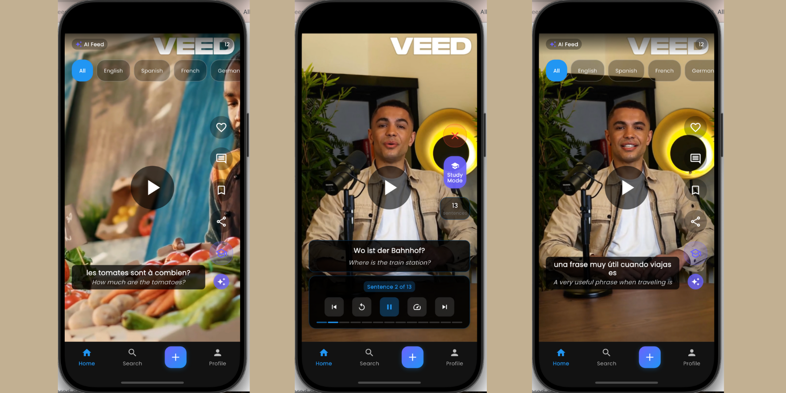 LangReels Language Learning App